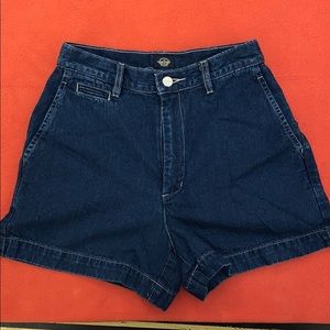 Docker dark Blue denim shorts